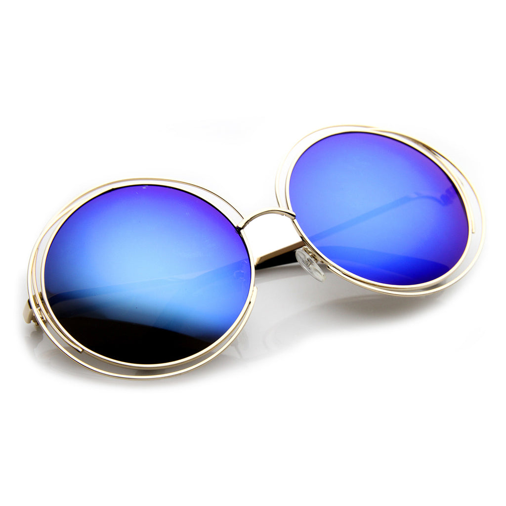 Gold Blue-Mirror