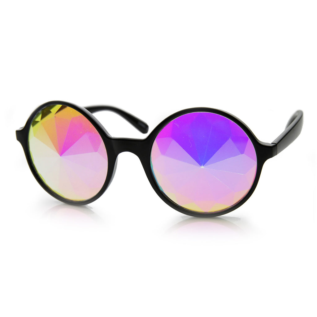 Black Kaleidoscope / Rainbow Lens