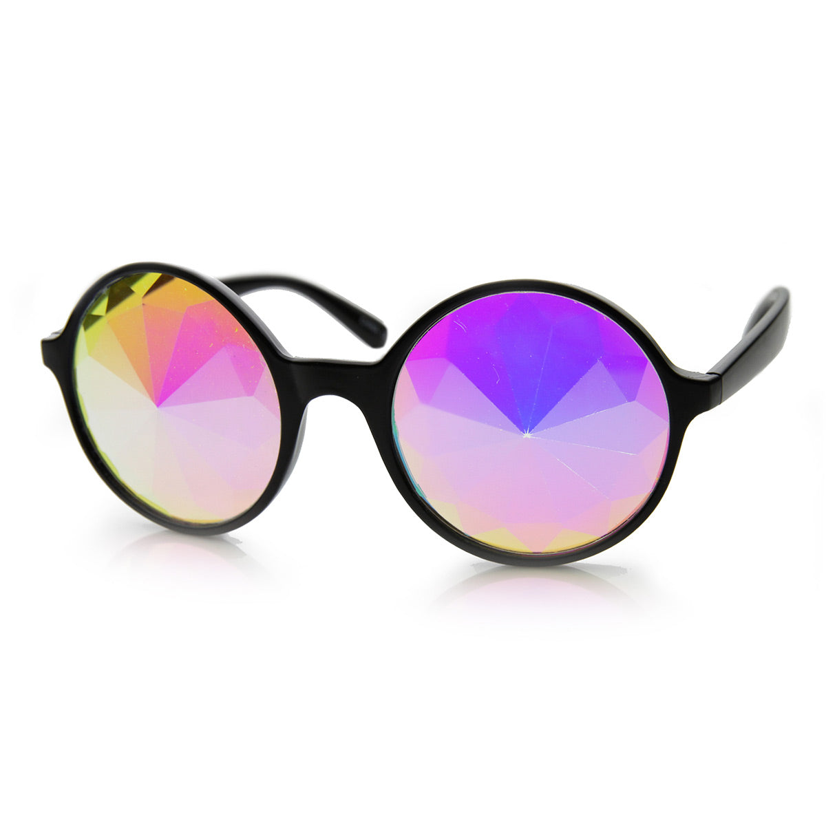Black Kaleidoscope / Rainbow Lens