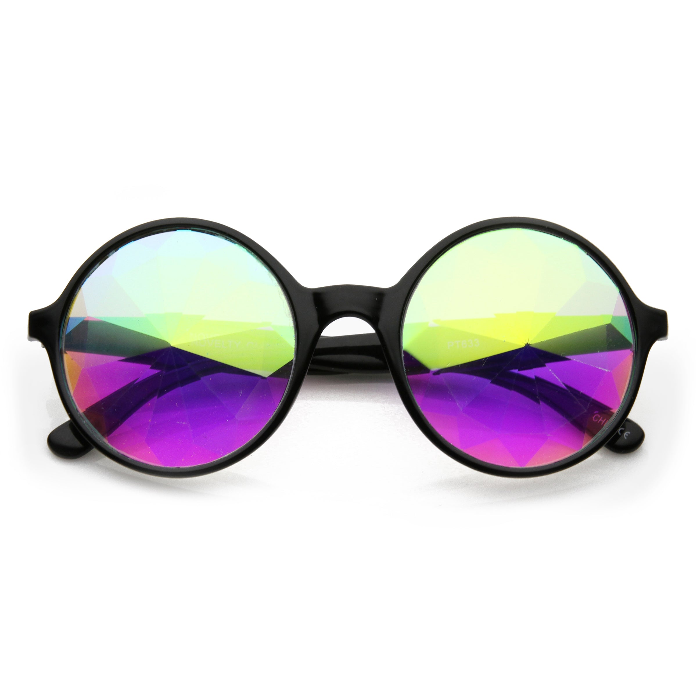 Black Kaleidoscope / Rainbow Lens