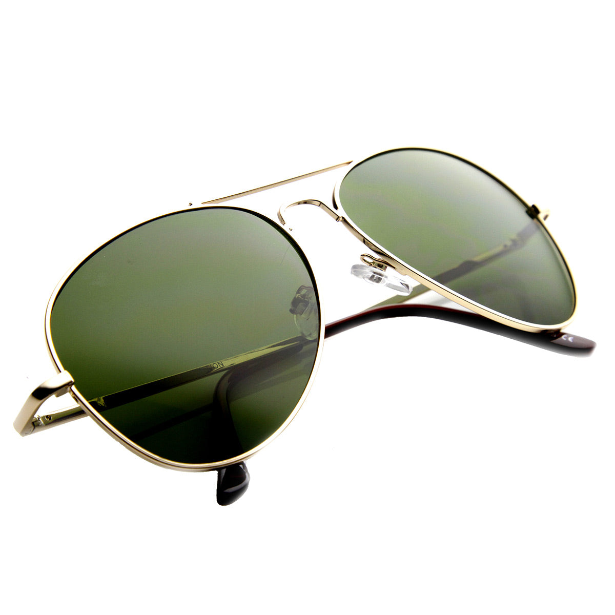 Medium Tear Drop Classic Lightweight Metal Aviator Sunglasses (56mm ...