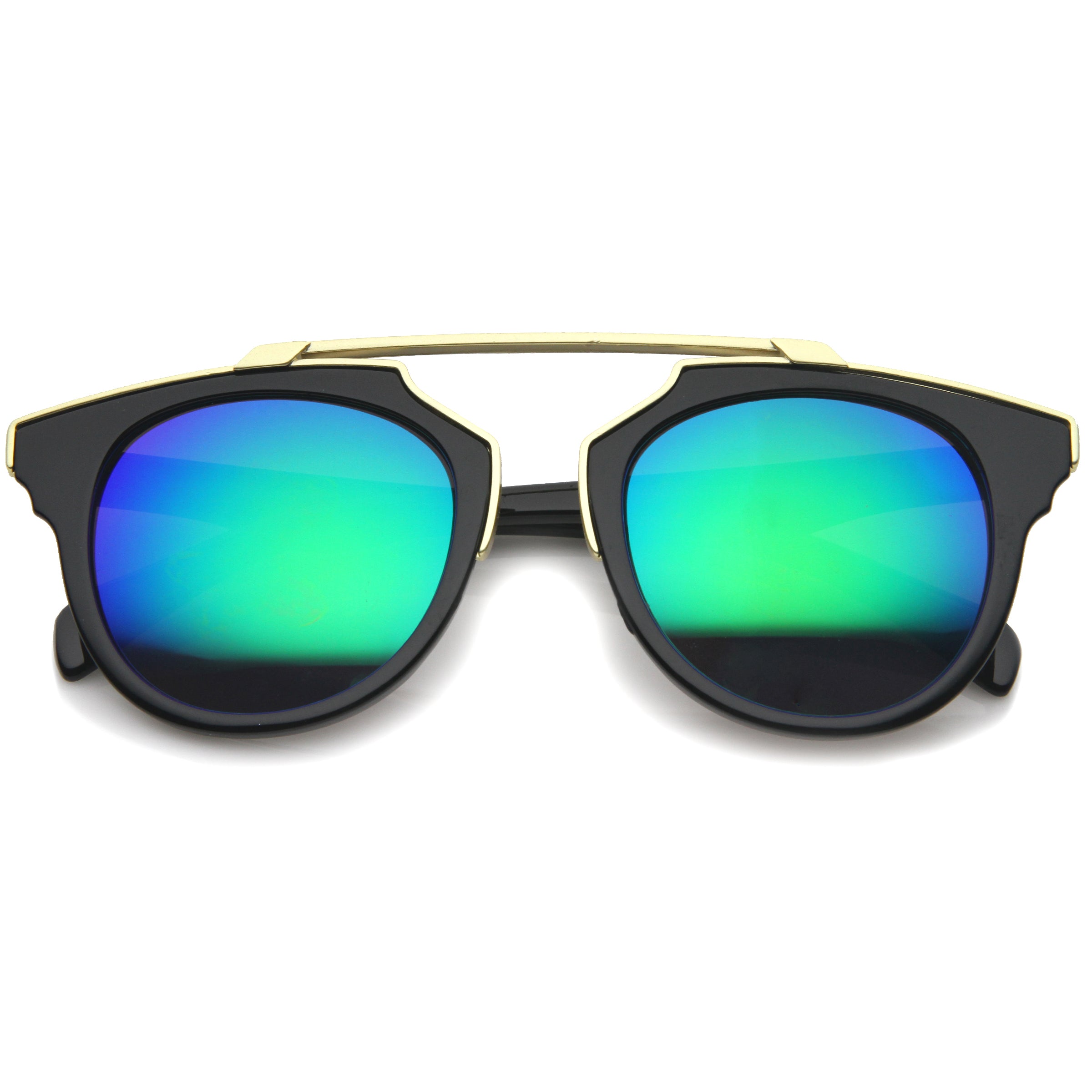 Black-Gold / Green Mirror