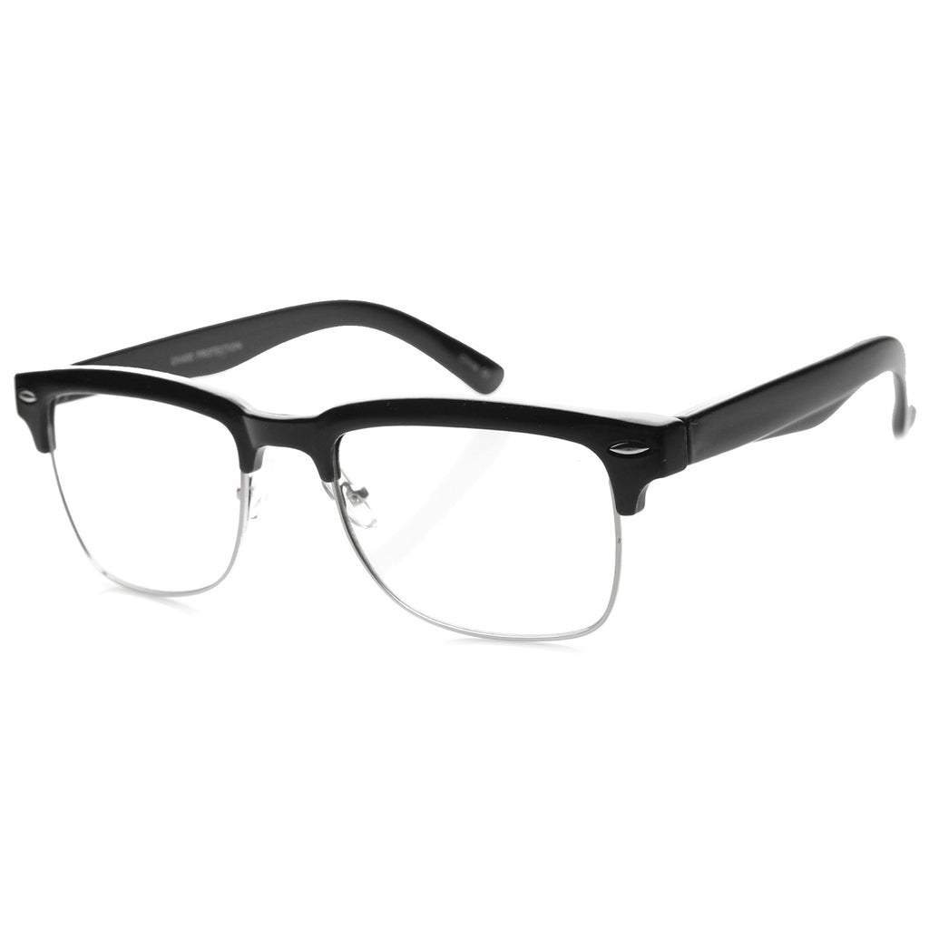 Shiny Black-Silver / Clear