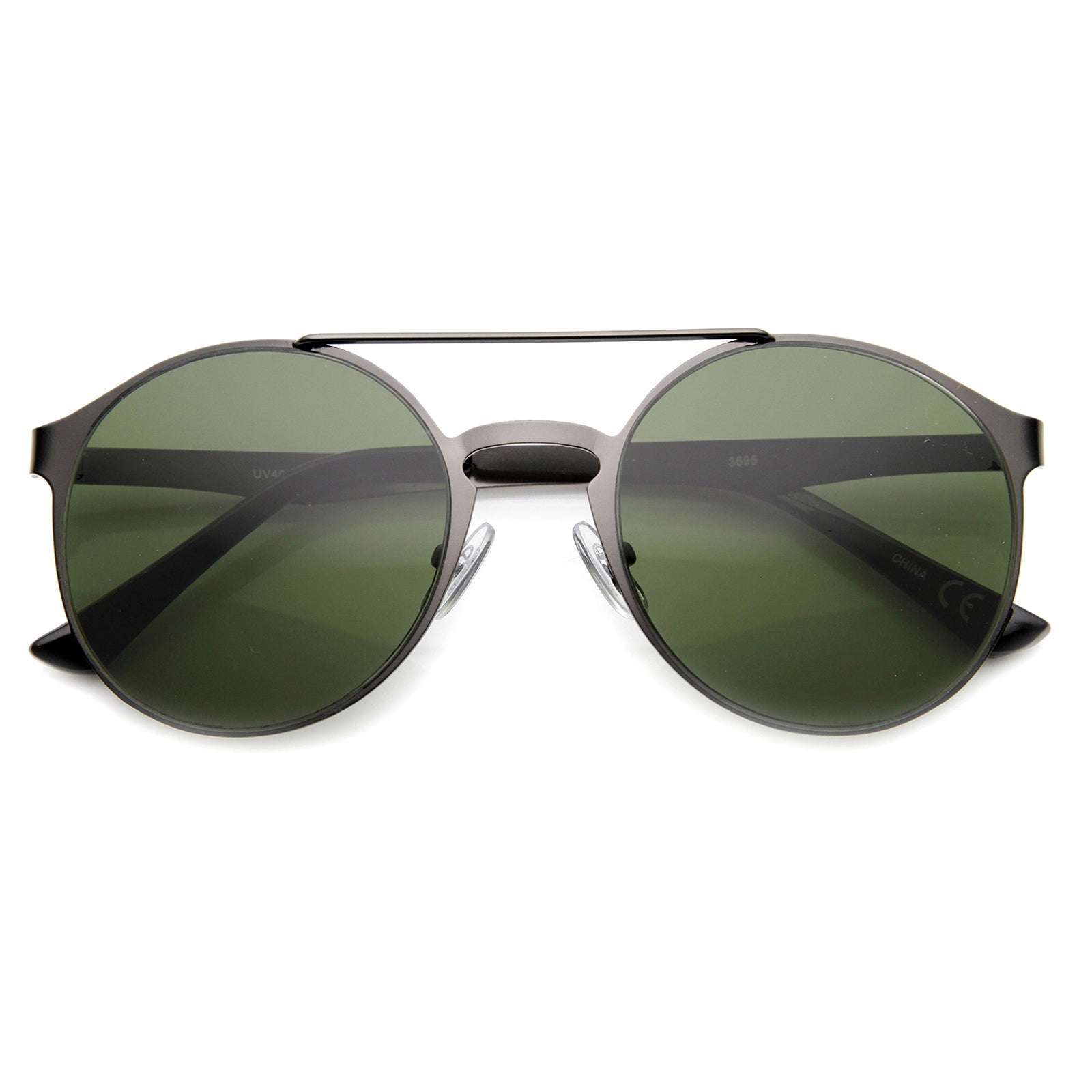Gunmetal / Green