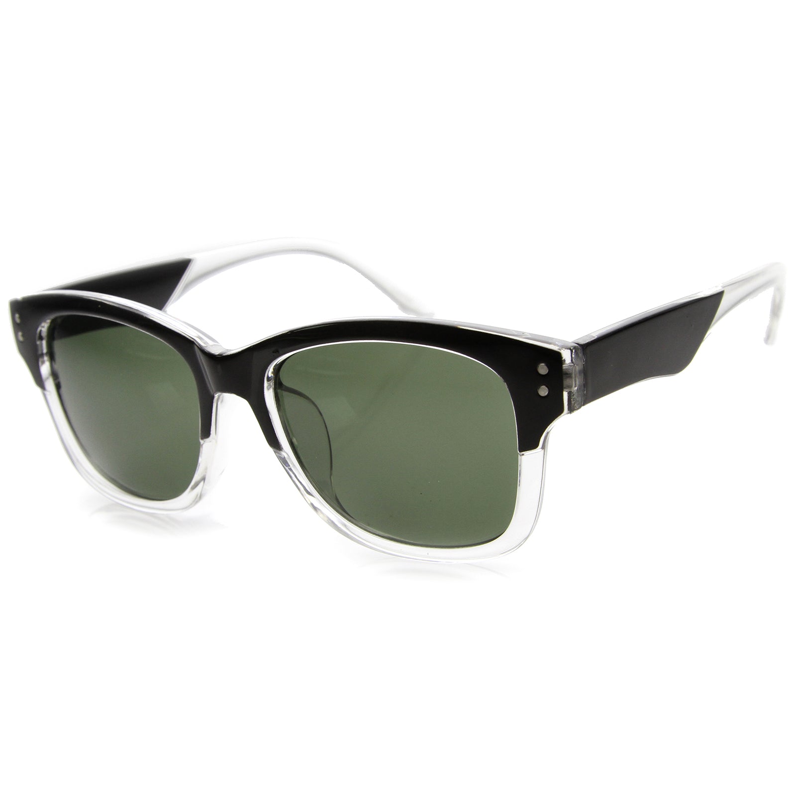 Black-Clear / Green