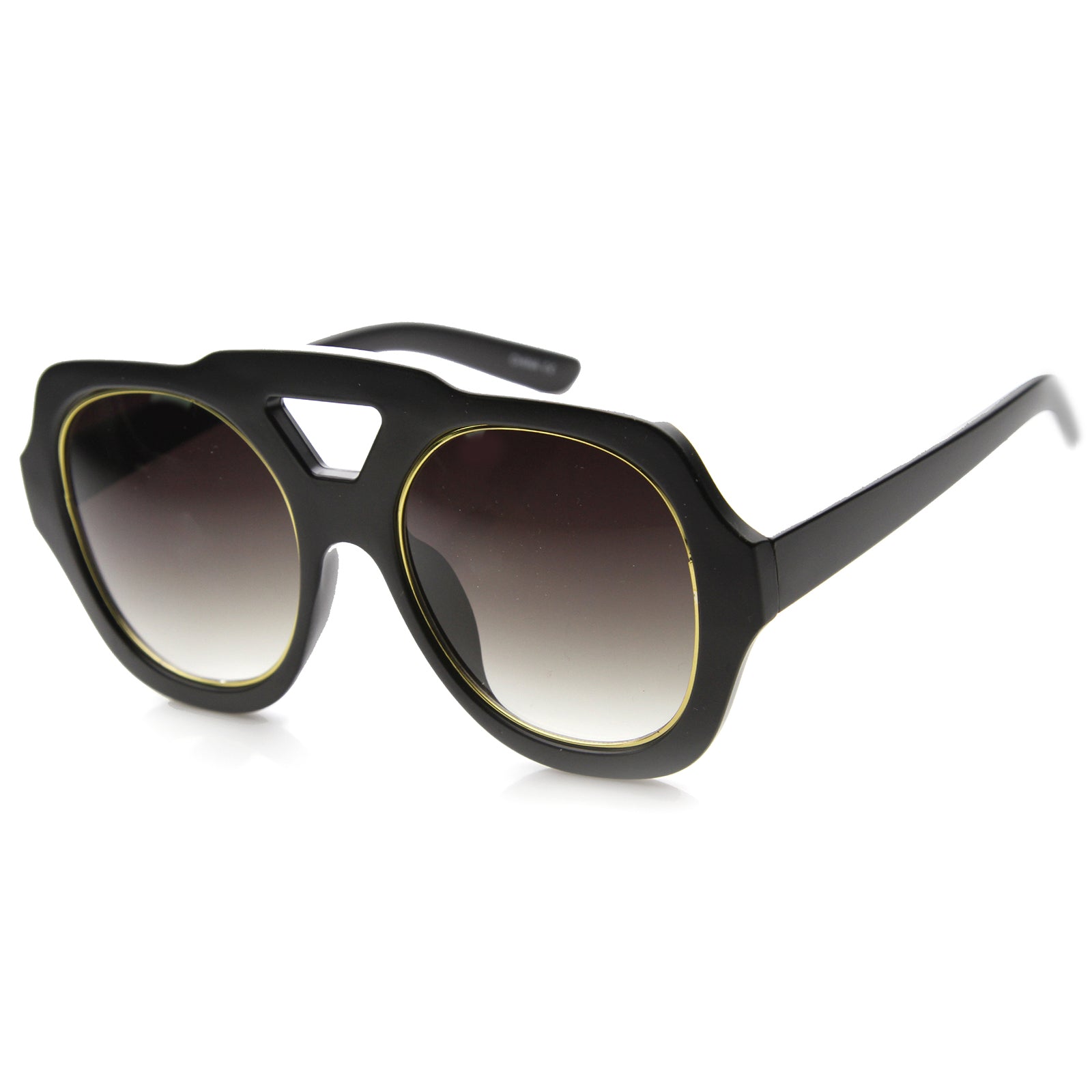 Matte Black-Gold / Lavender