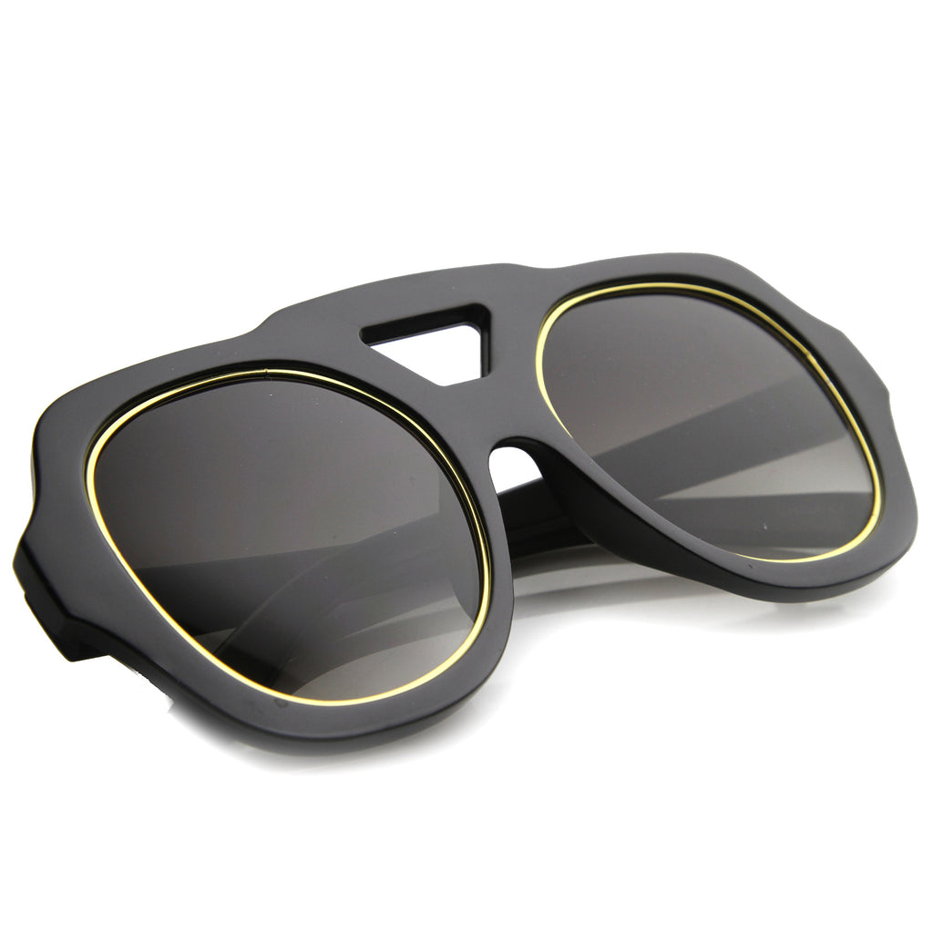 Matte Black-Gold / Lavender