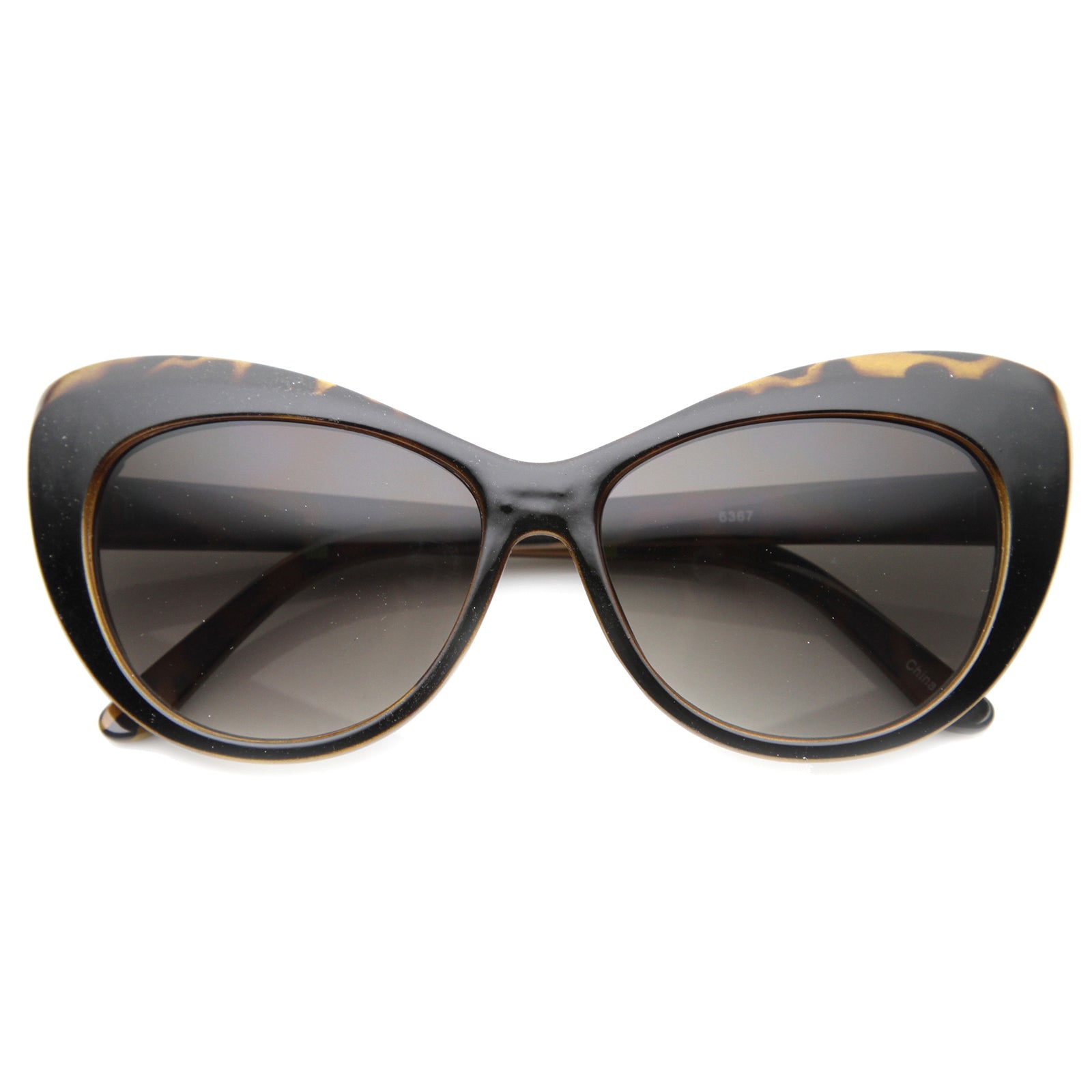 Yellow Tortoise-Black / Lavender