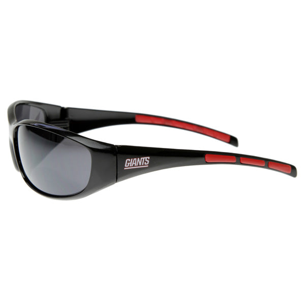 Officially Licensed NFL Football New York Giants Sports Wrap Sunglasses