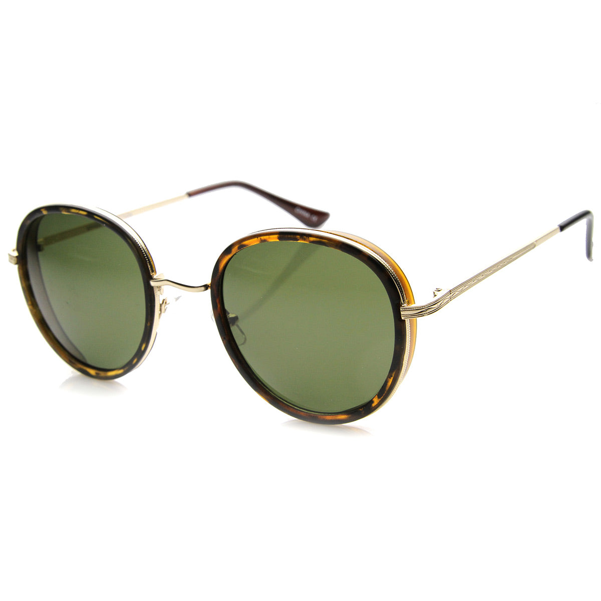 Matte Tortoise-Gold / Green