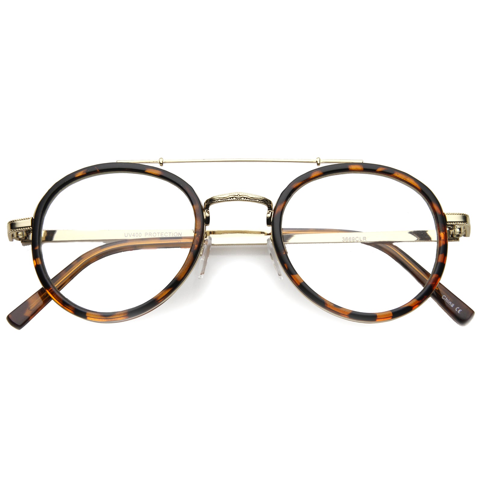 Tortoise-Gold / Clear