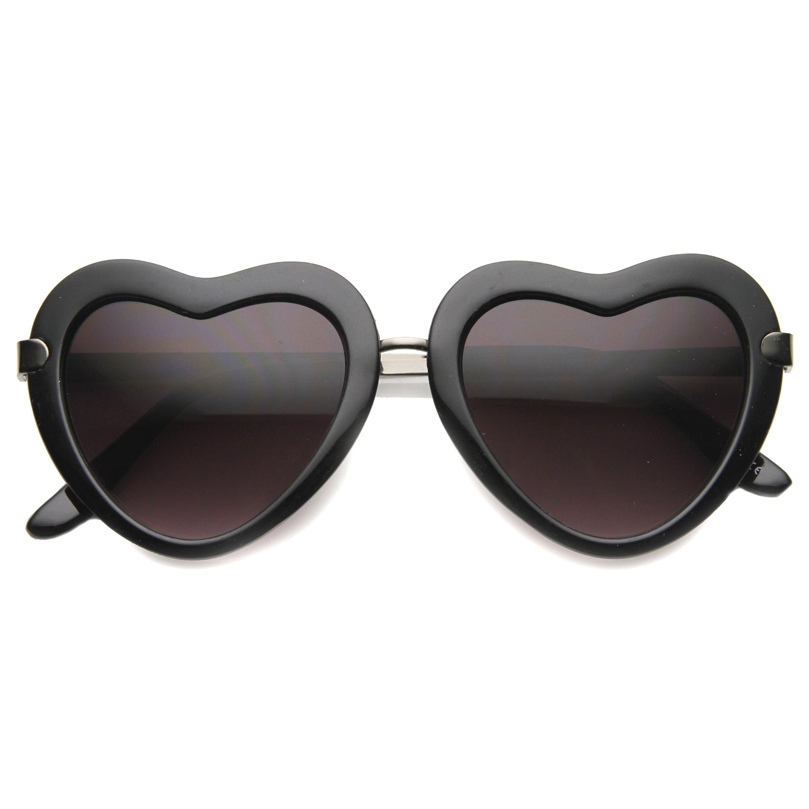 Shiny Black-Gunmetal / Lavender