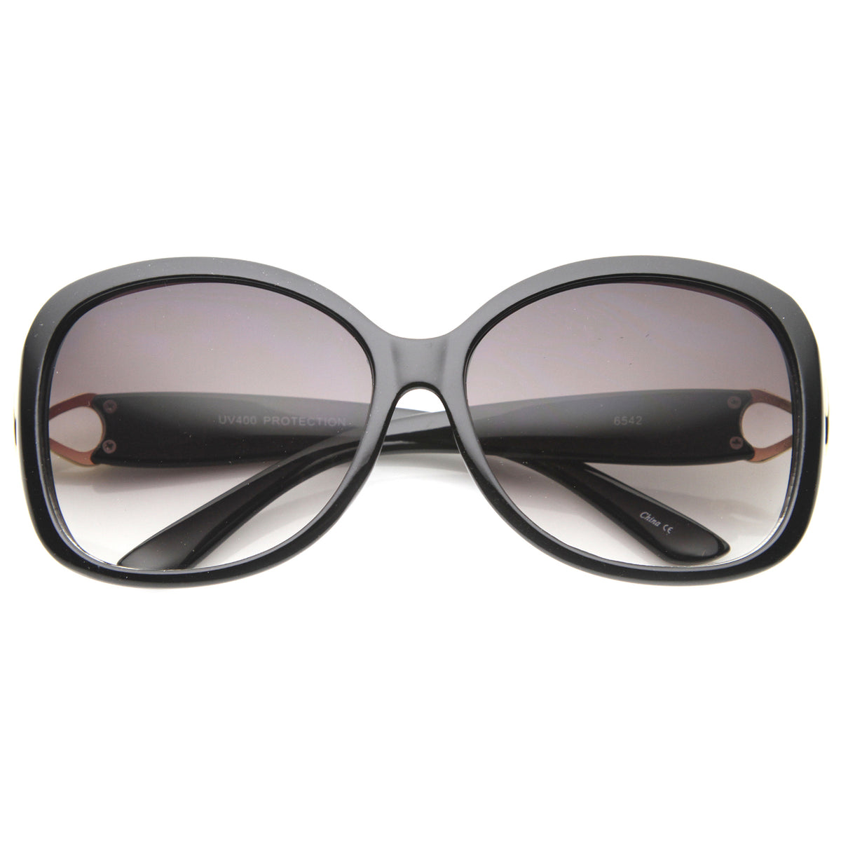 Womens Oversized Sunglasses With UV400 Protected Gradient Lens ...