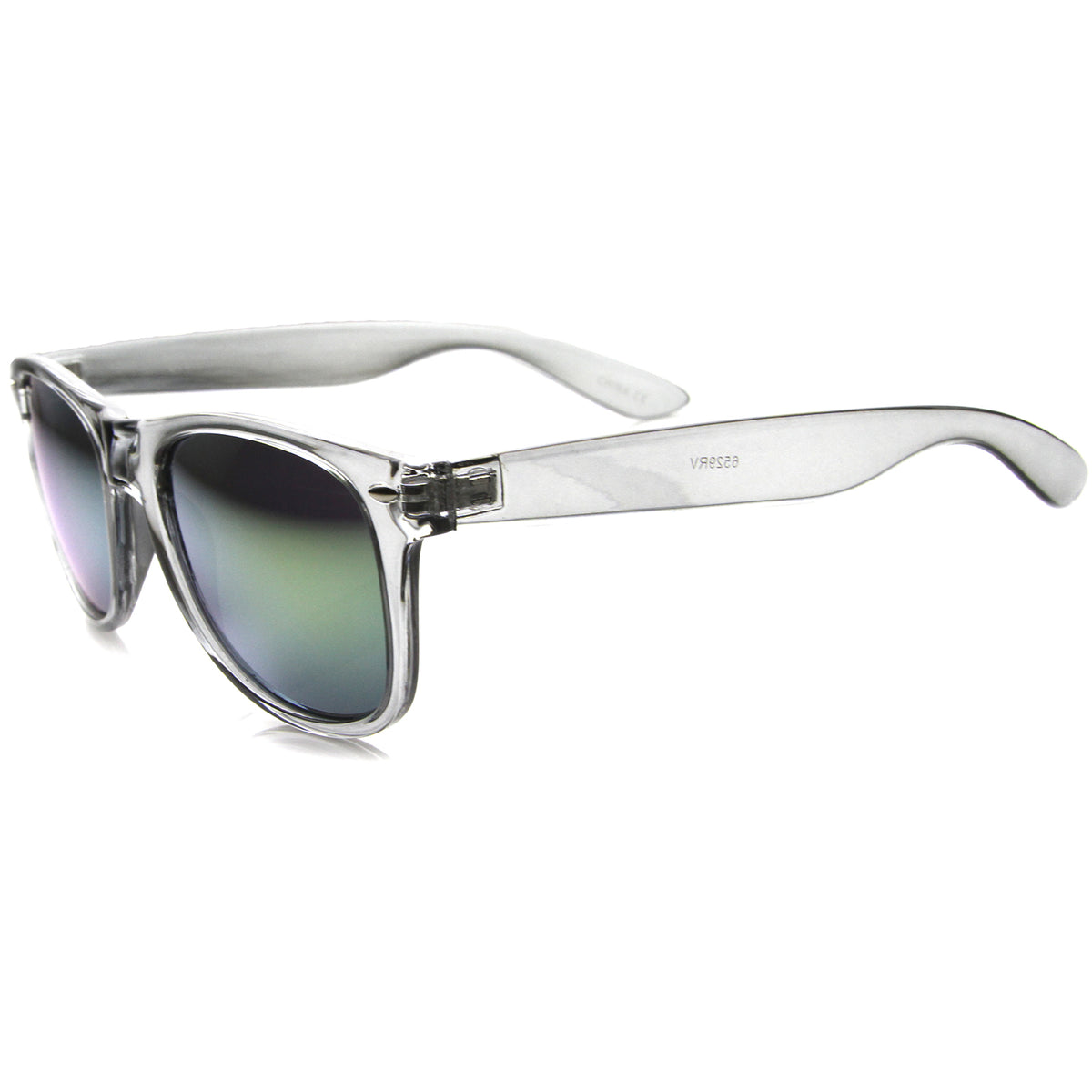 Mens Horn Rimmed Sunglasses With Uv400 Protected Mirrored Lens 9947 Sunglassla 4894