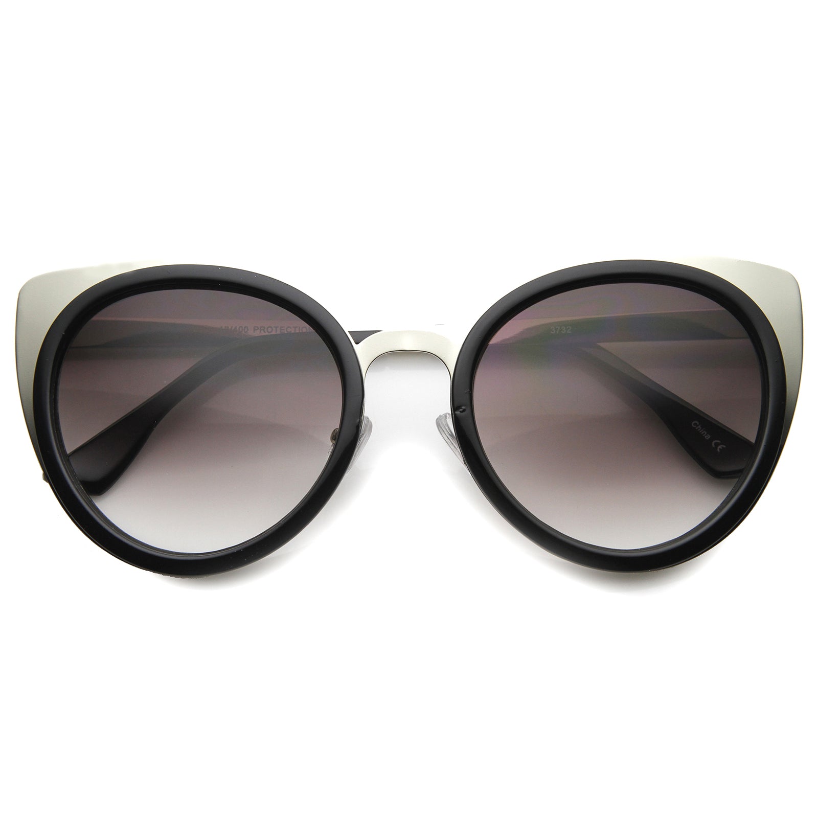 Shiny Black-Silver / Lavender