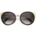 Shiny Black-Gold / Lavender