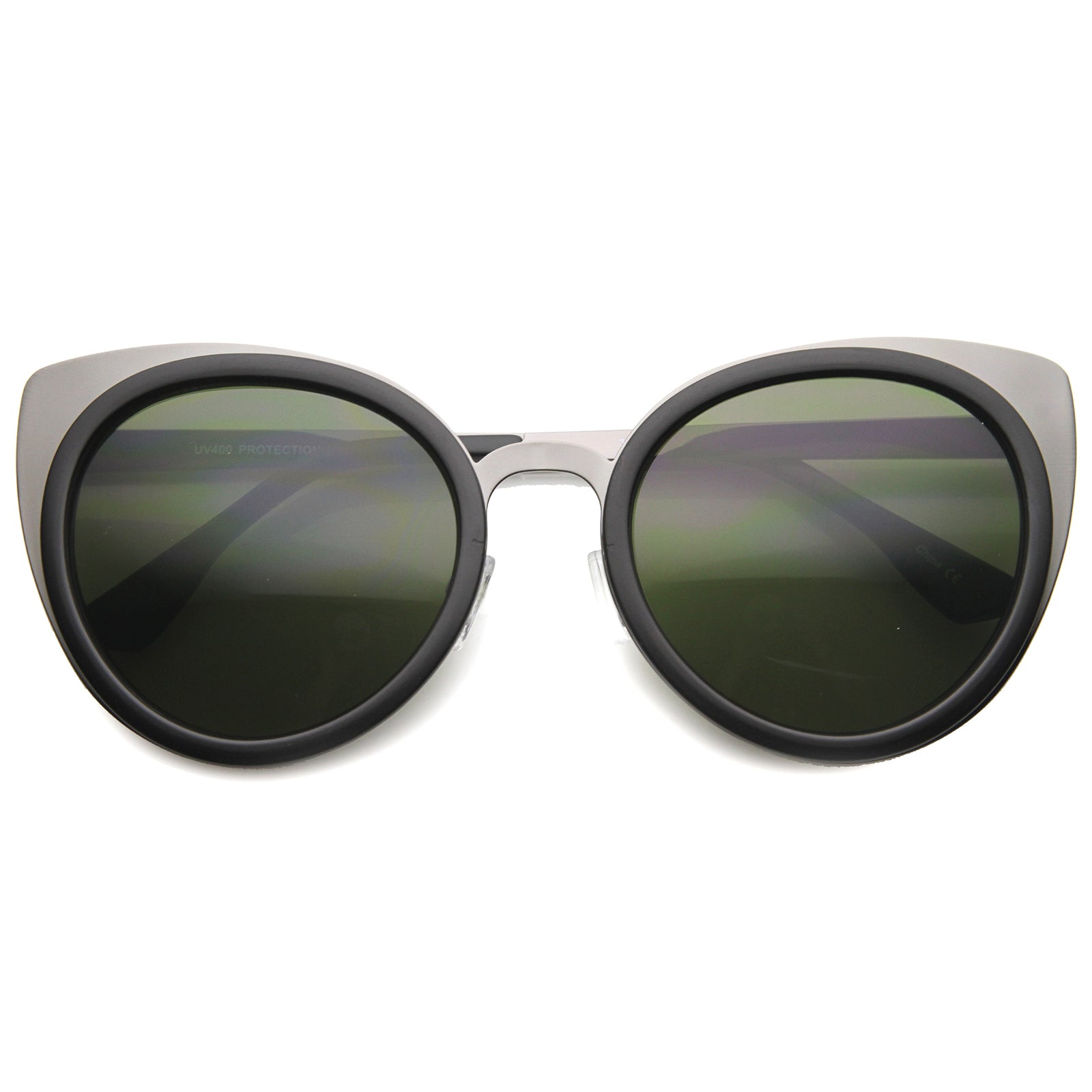 Matte Black-Gunmetal / Green