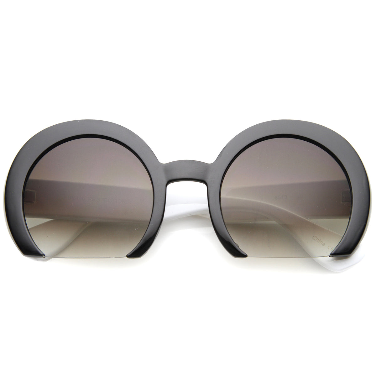 Shiny Black-White / Lavender