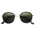 Matte Black-Gold / Green