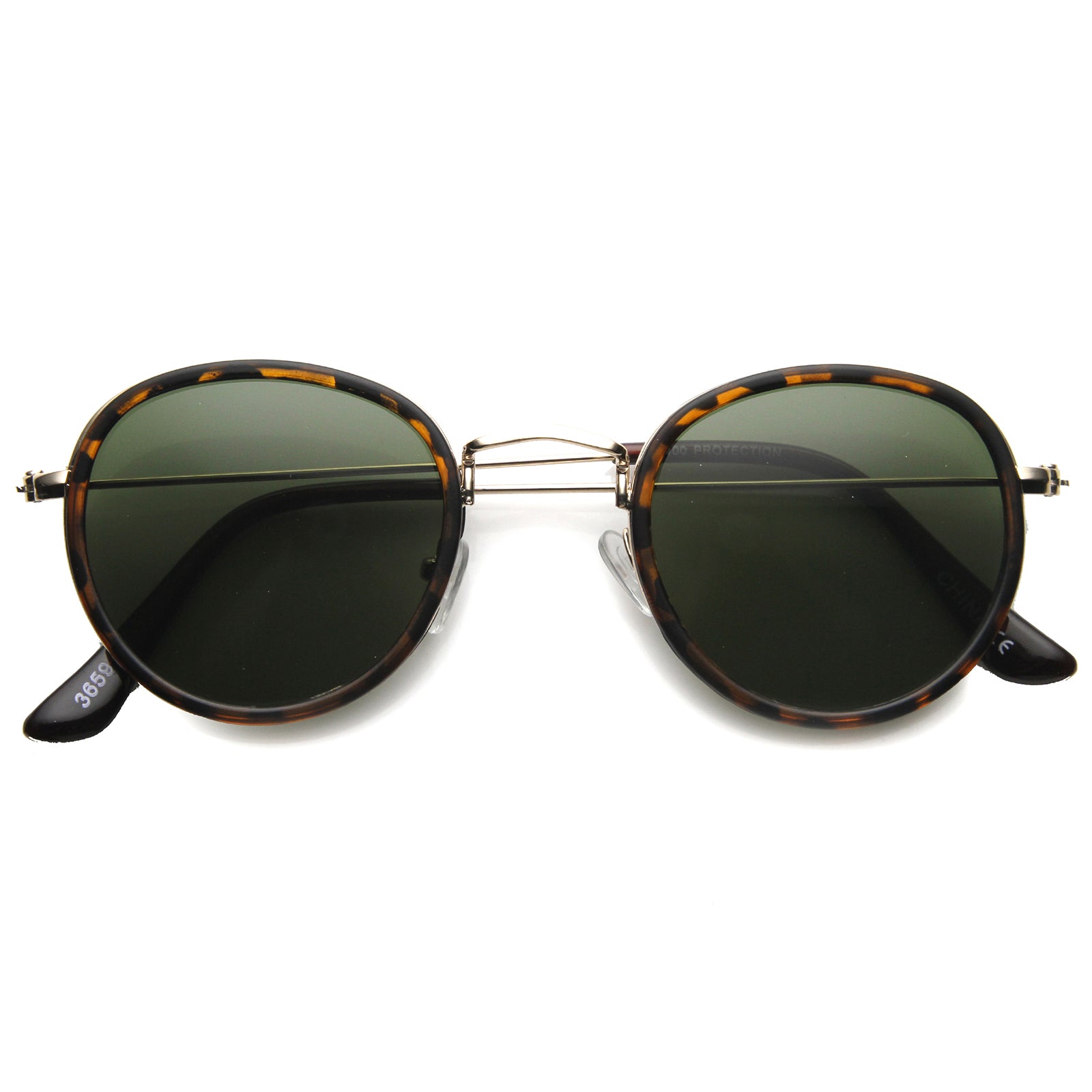 Matte Tortoise-Gold / Green