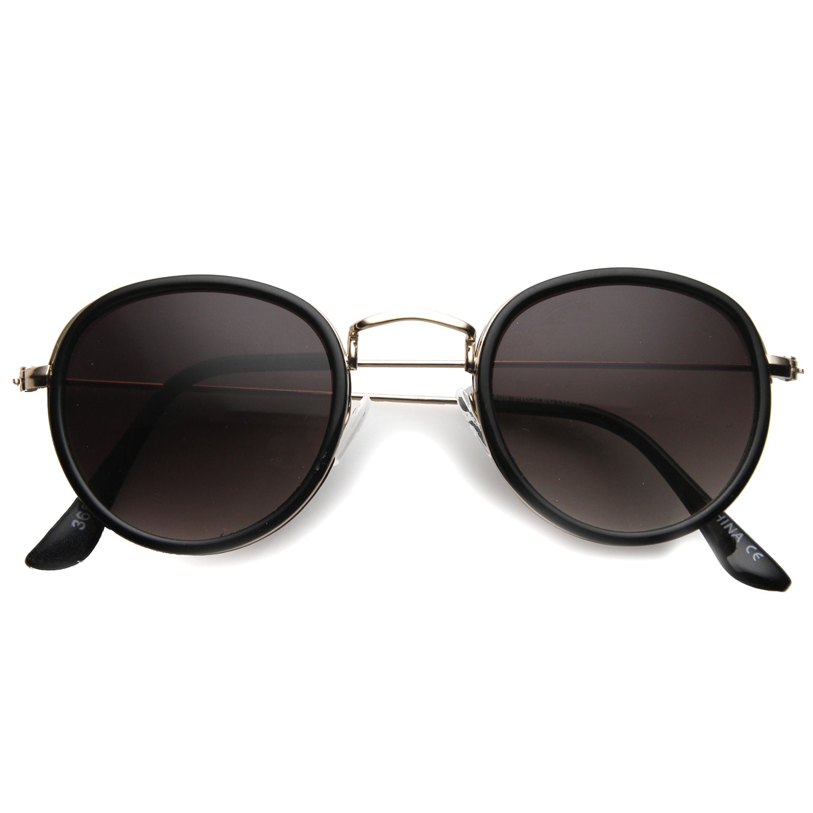 Shiny Black-Gold / Lavender