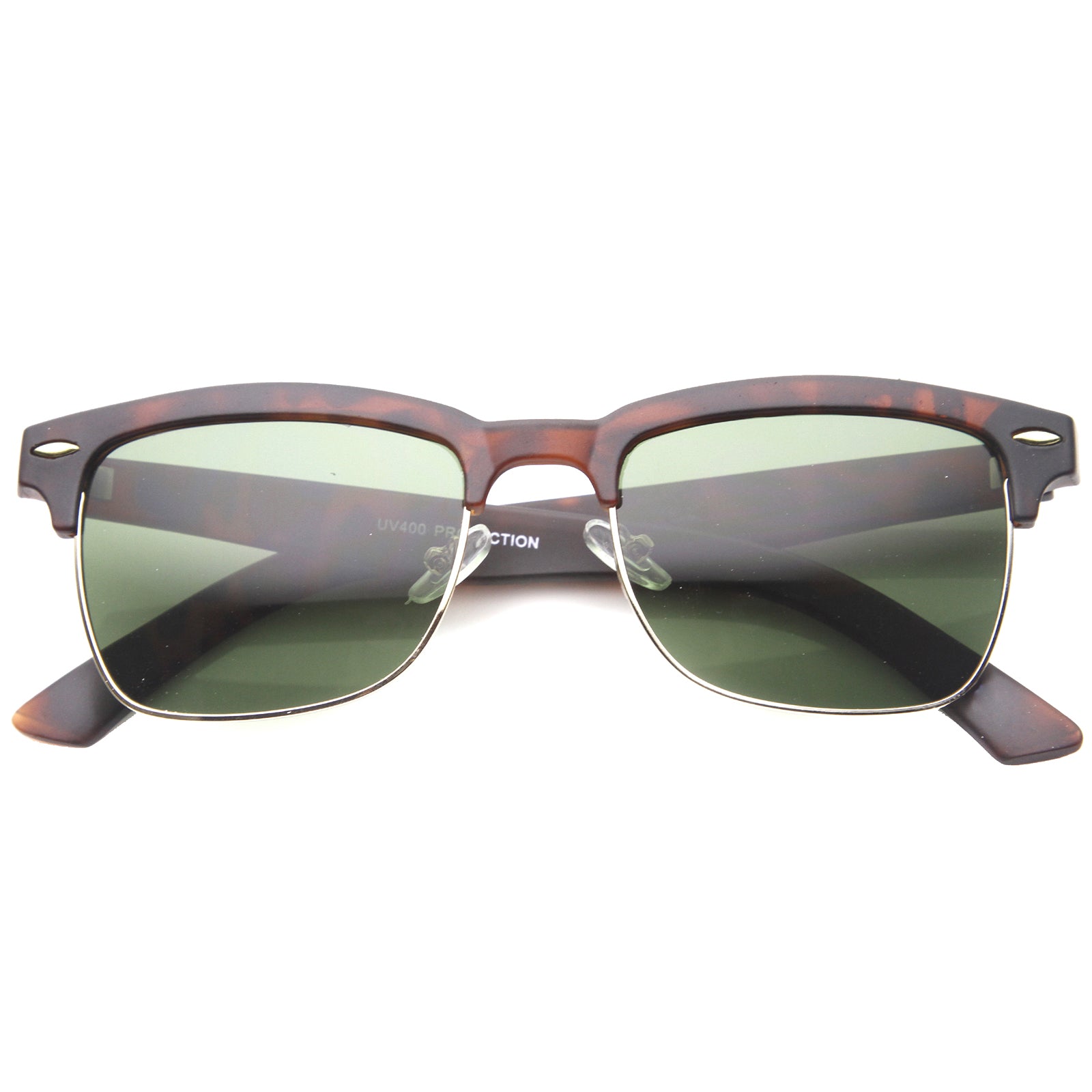 Matte Tortoise-Gold / Green