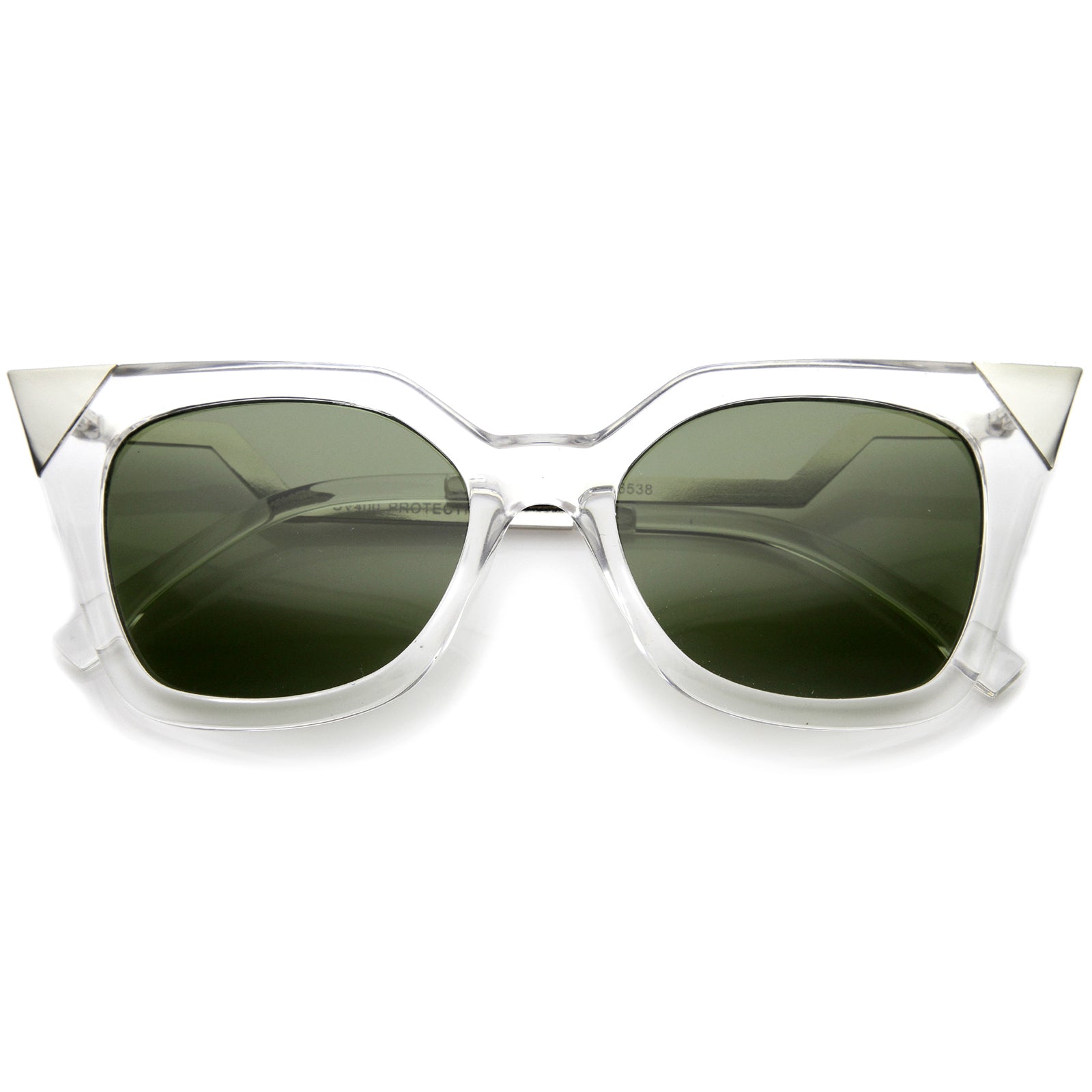 Clear-Silver / Green