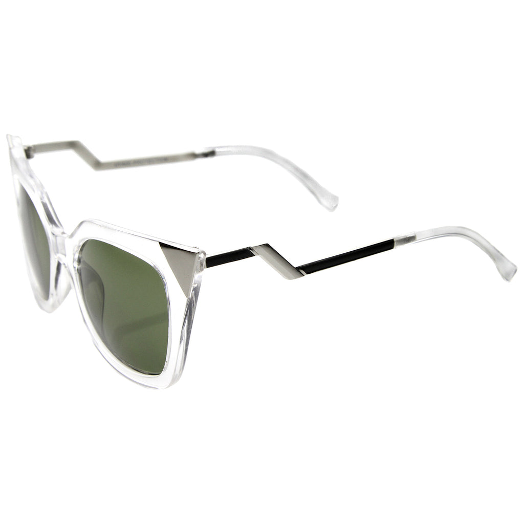 Clear-Silver / Green