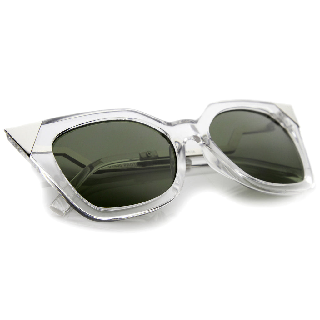 Clear-Silver / Green