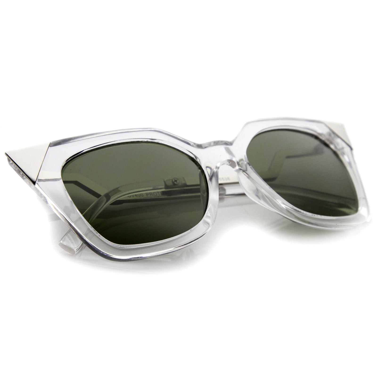 Clear-Silver / Green