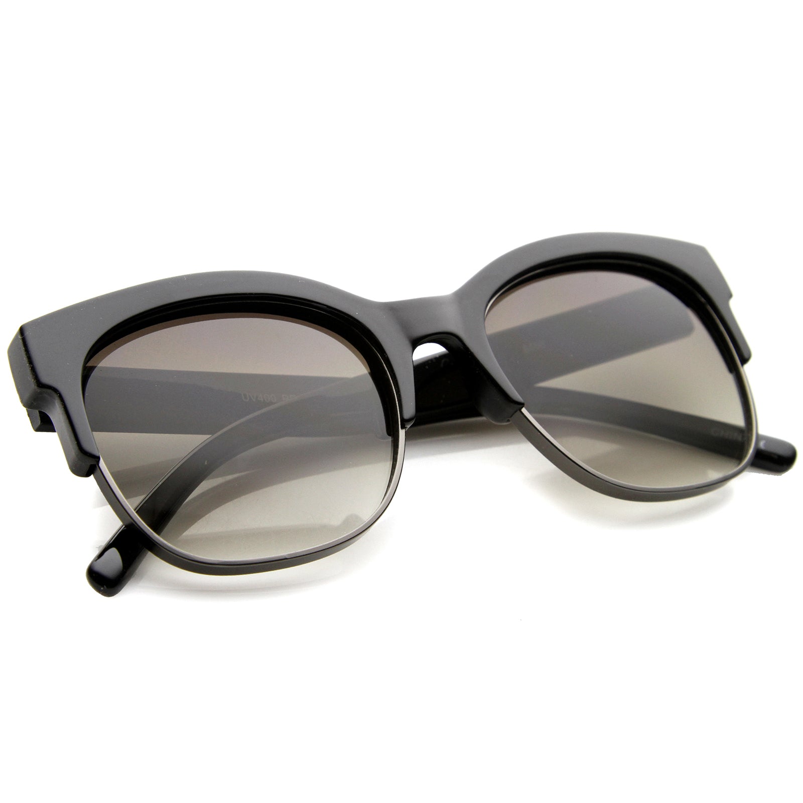 Shiny Black-Gunmetal / Lavender