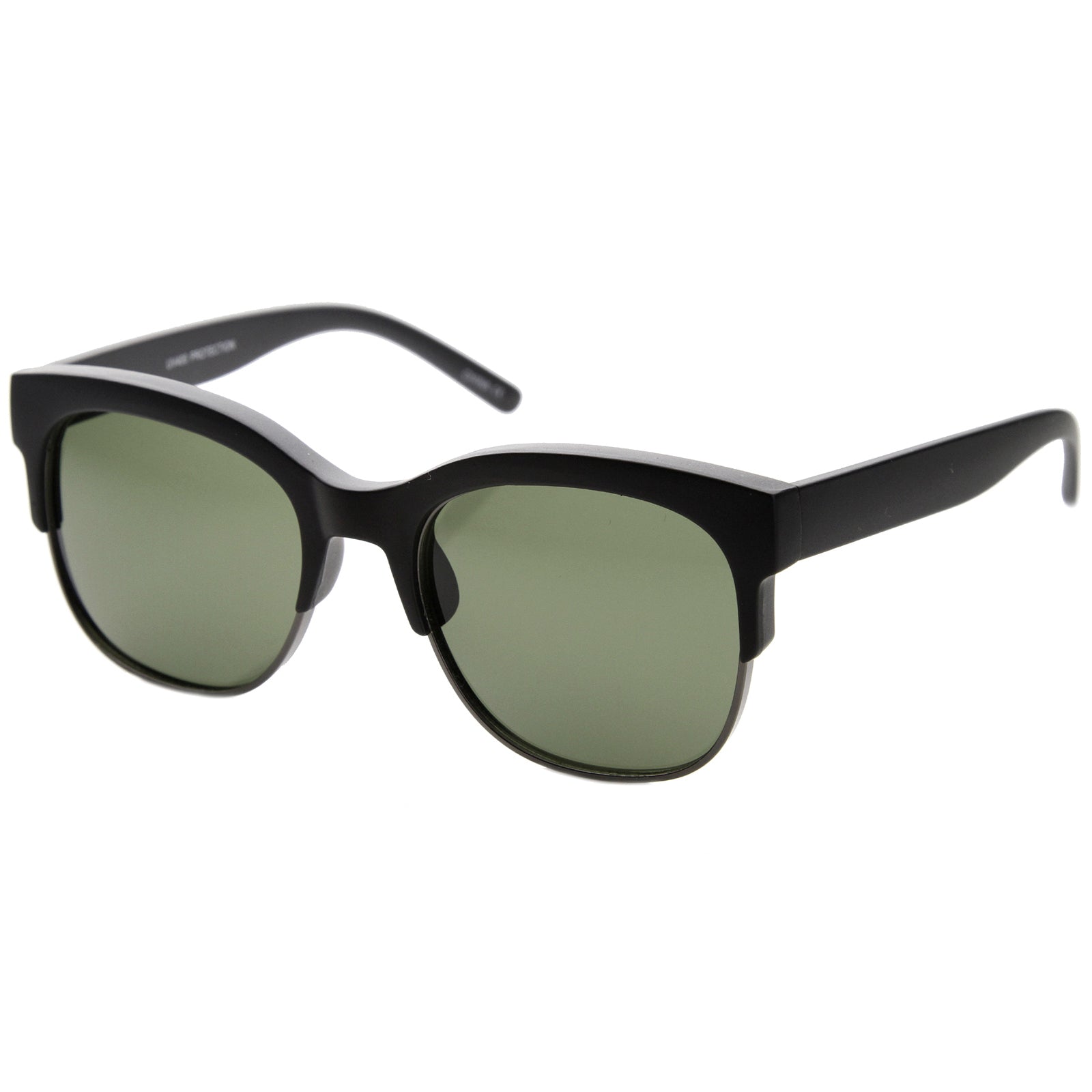 Matte Black-Gunmetal / Green