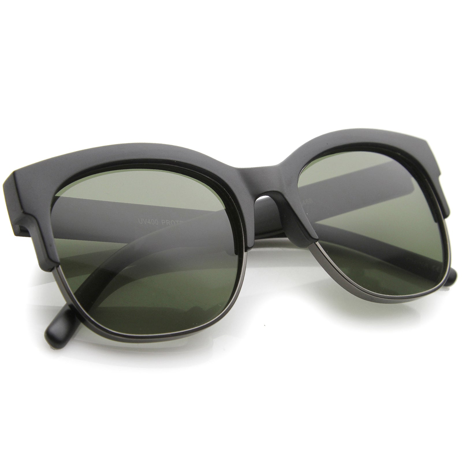 Matte Black-Gunmetal / Green