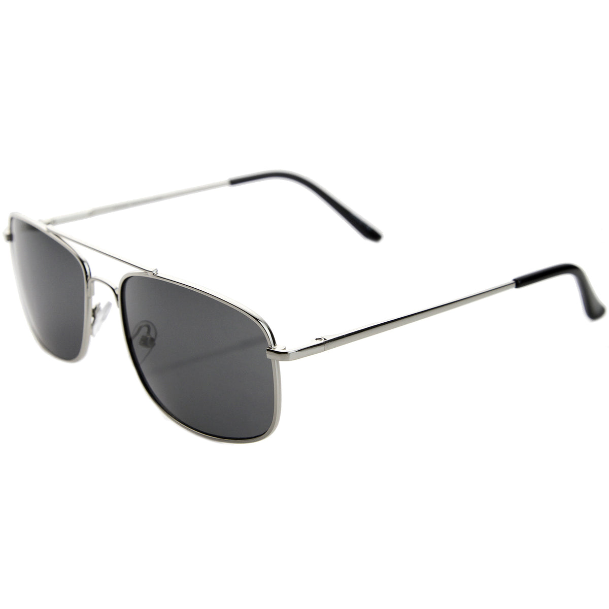 Mens Metal Aviator Sunglasses With Uv400 Protected Composite Lens