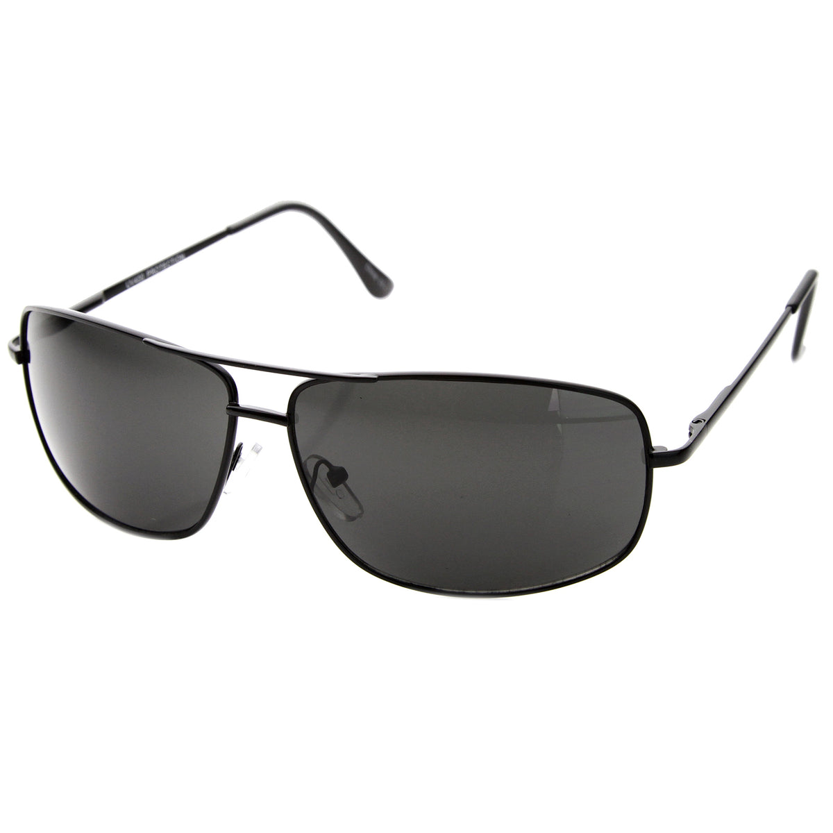 Mens Metal Aviator Sunglasses With Uv400 Protected Composite Lens