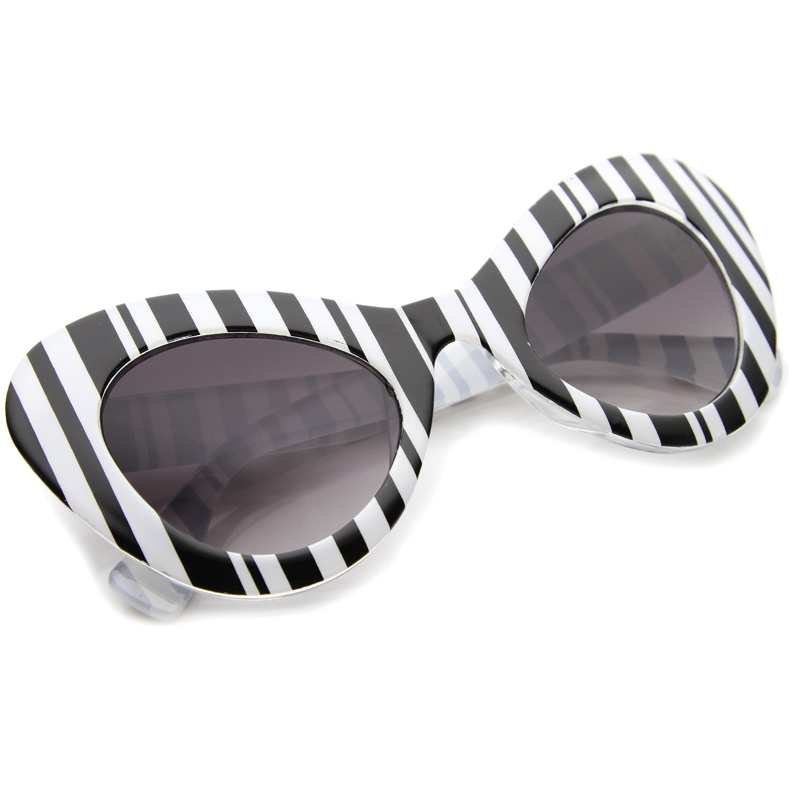 Black-White Stripes / Lavender