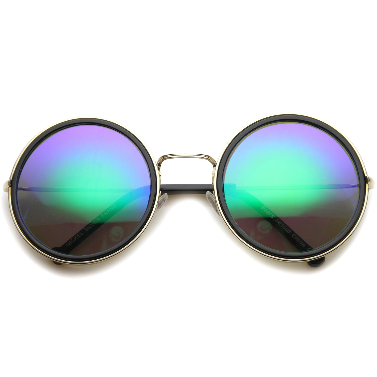 Gold-Black / Violet Mirror