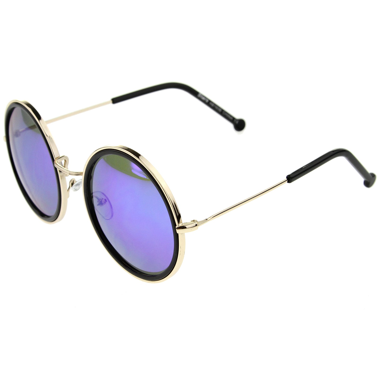Gold-Black / Violet Mirror
