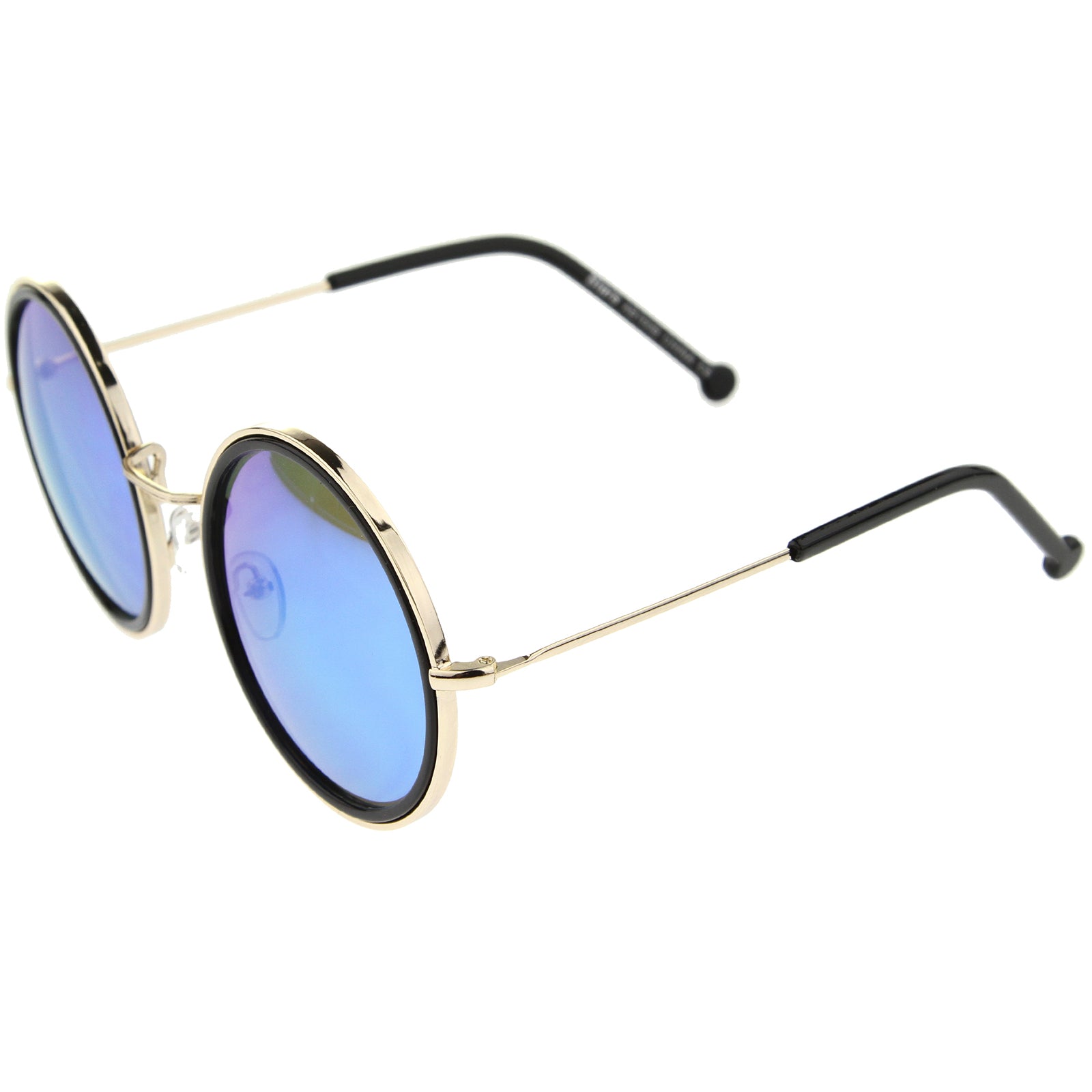 Gold-Black / Blue Mirror