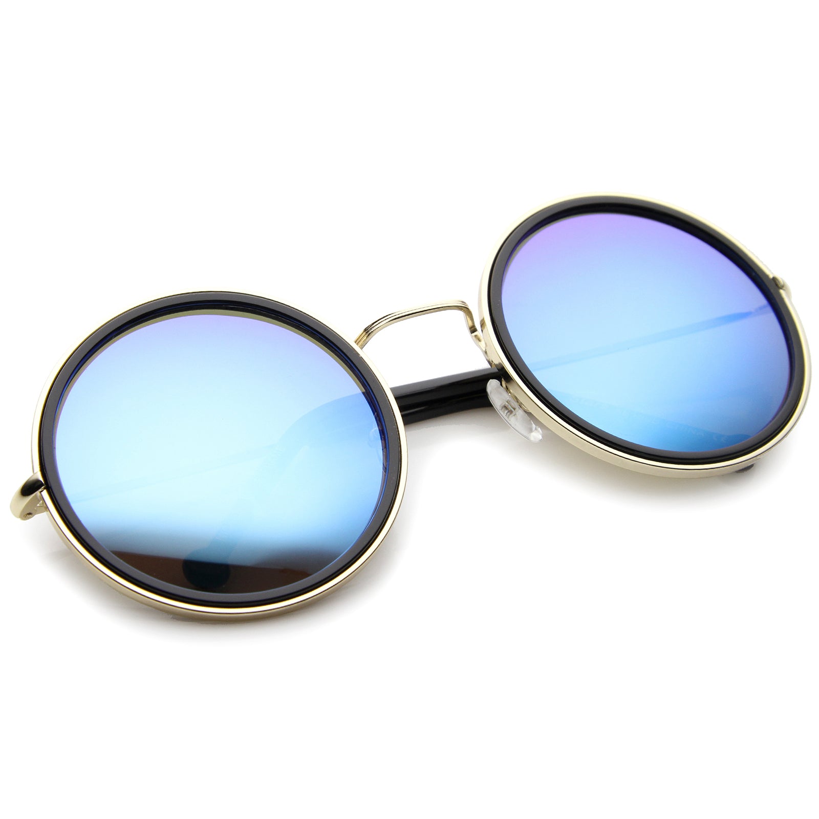 Gold-Black / Blue Mirror