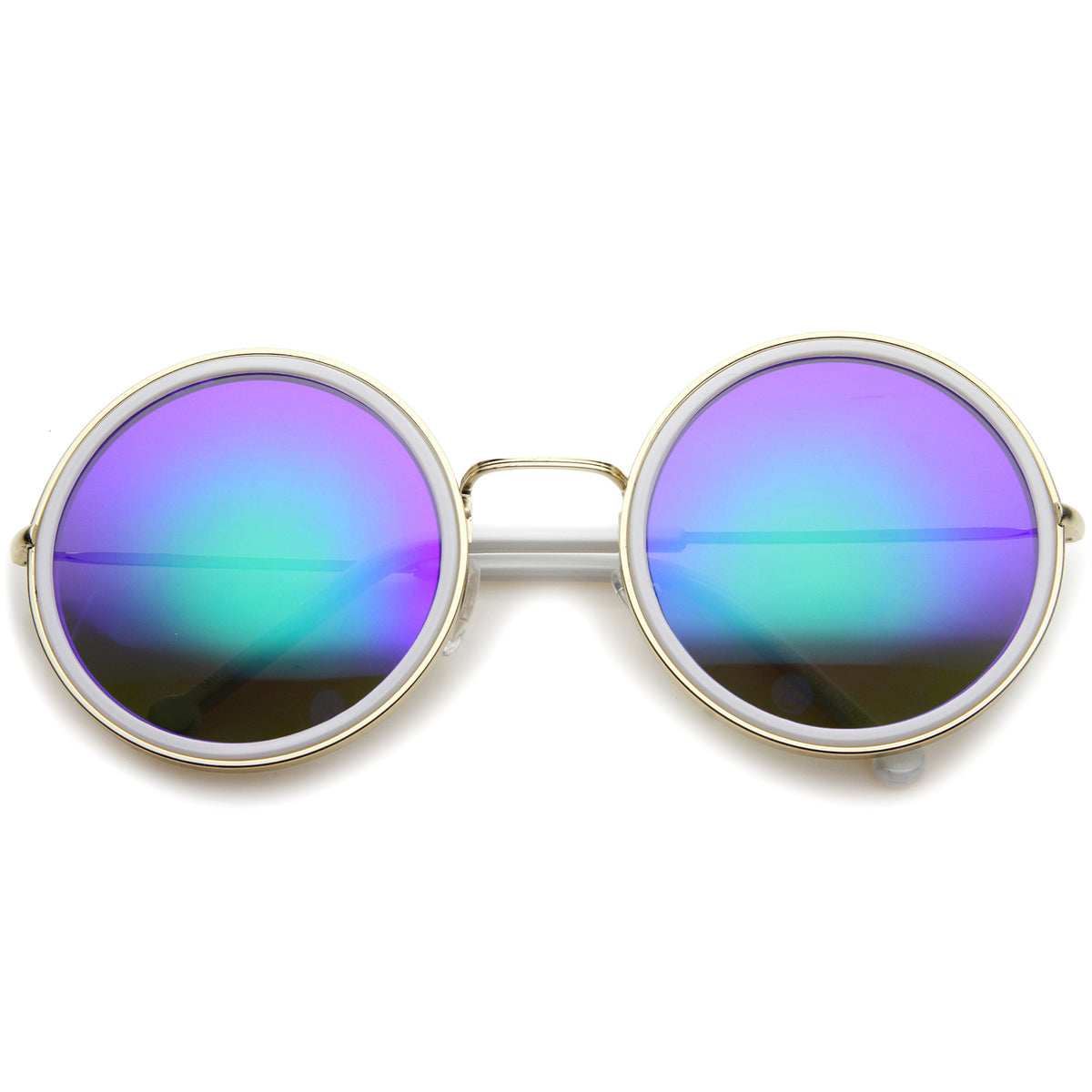 Gold-White / Violet Mirror