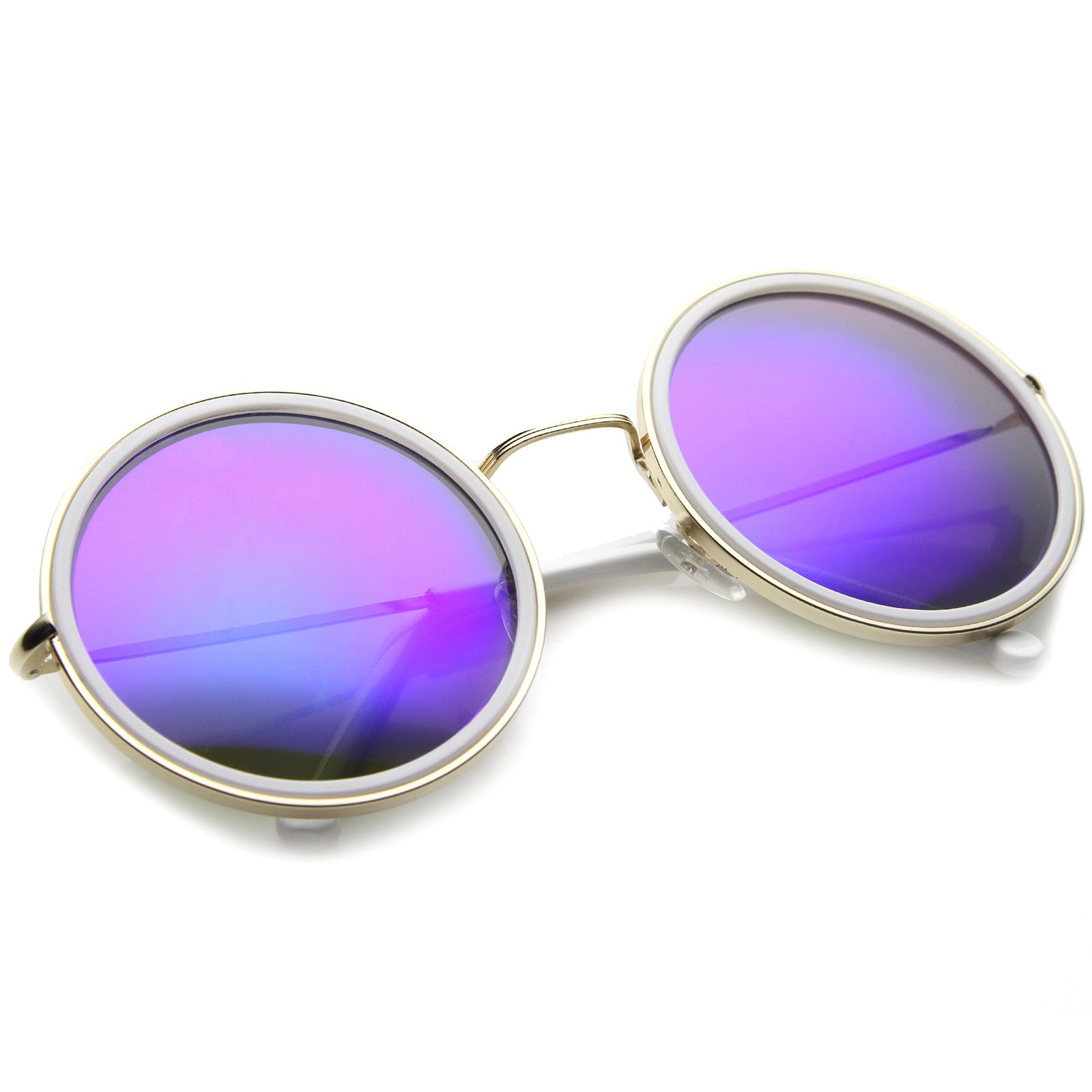 Gold-White / Violet Mirror