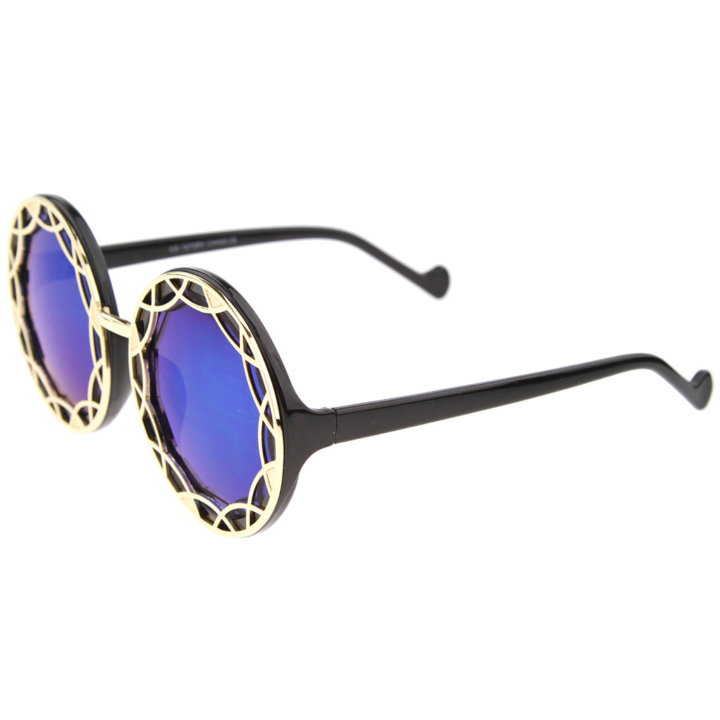 Black-Gold / Blue Mirror