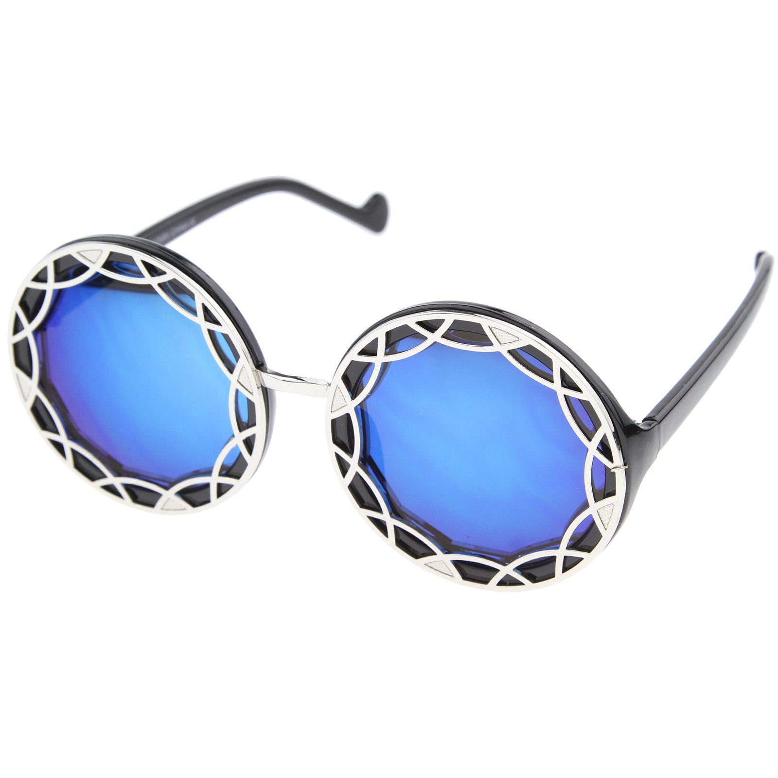 Black-Silver / Blue Mirror