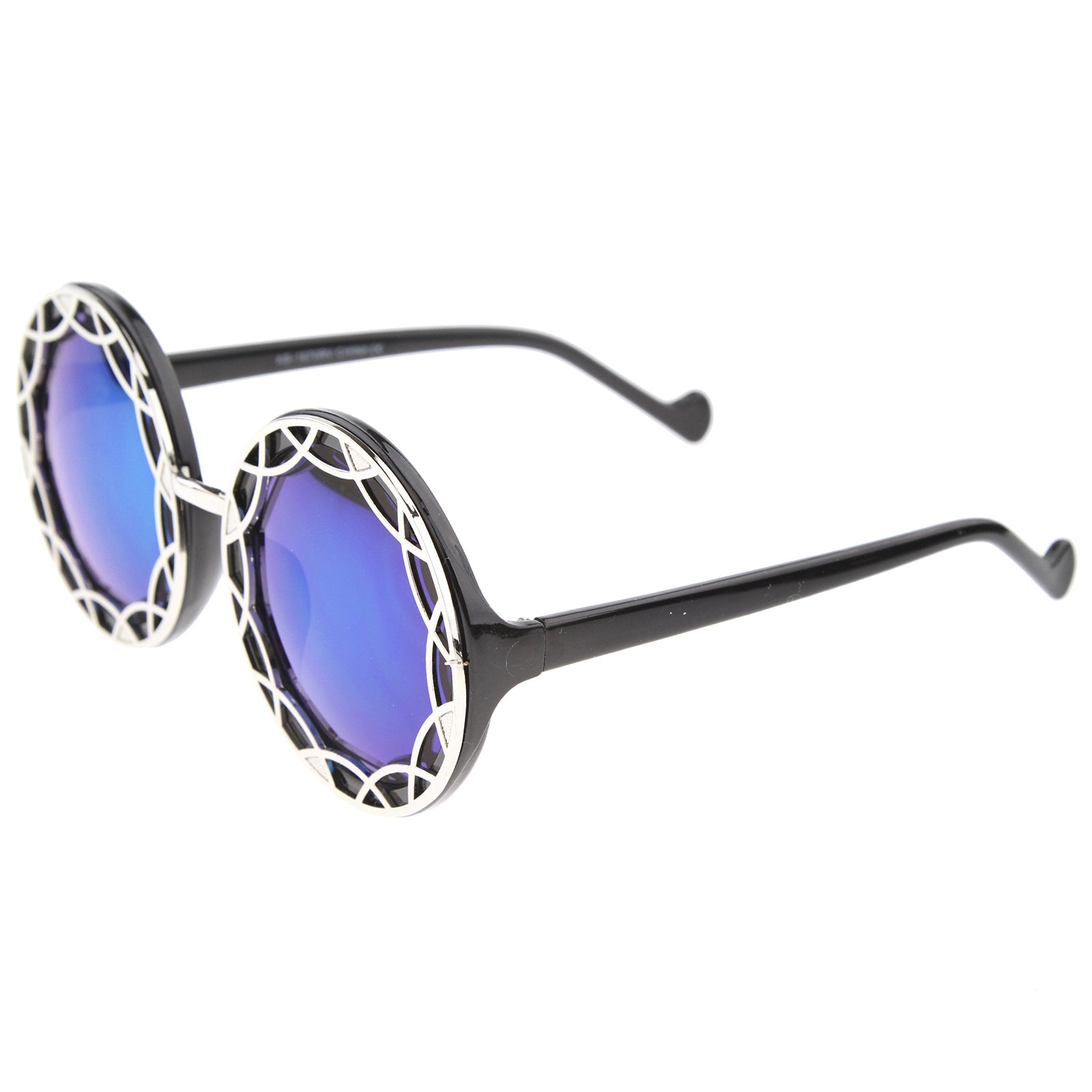 Black-Silver / Blue Mirror