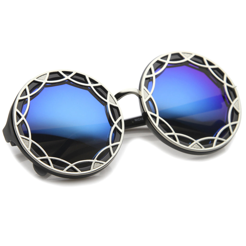 Black-Silver / Blue Mirror