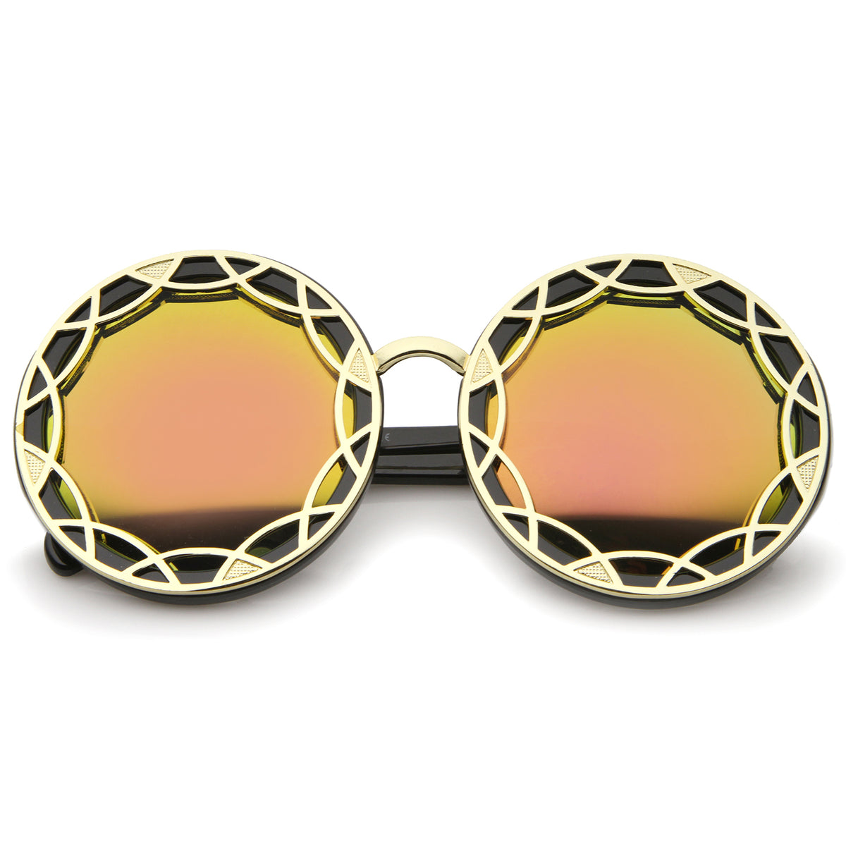 Black-Gold / Orange Mirror
