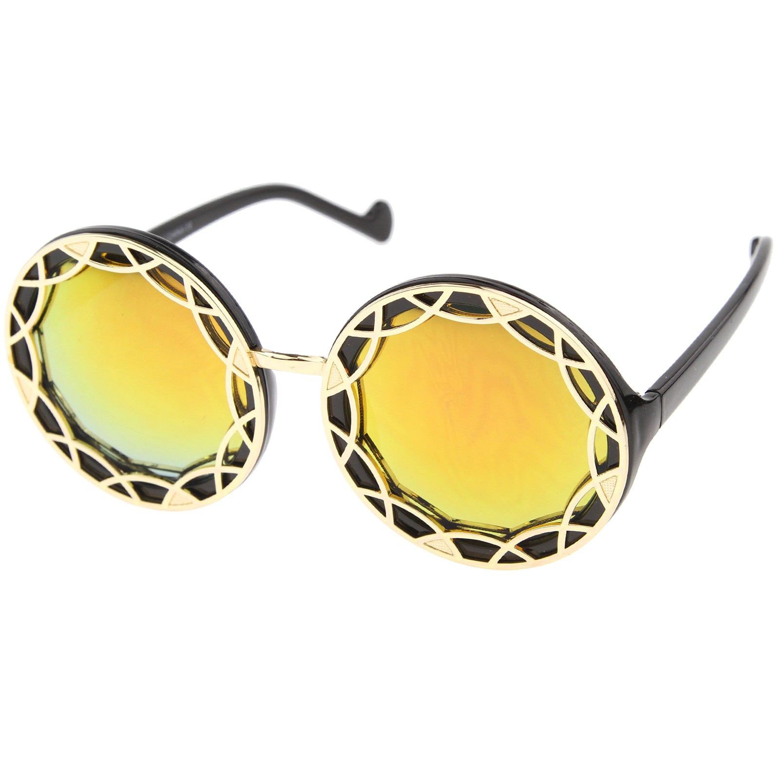 Black-Gold / Orange Mirror