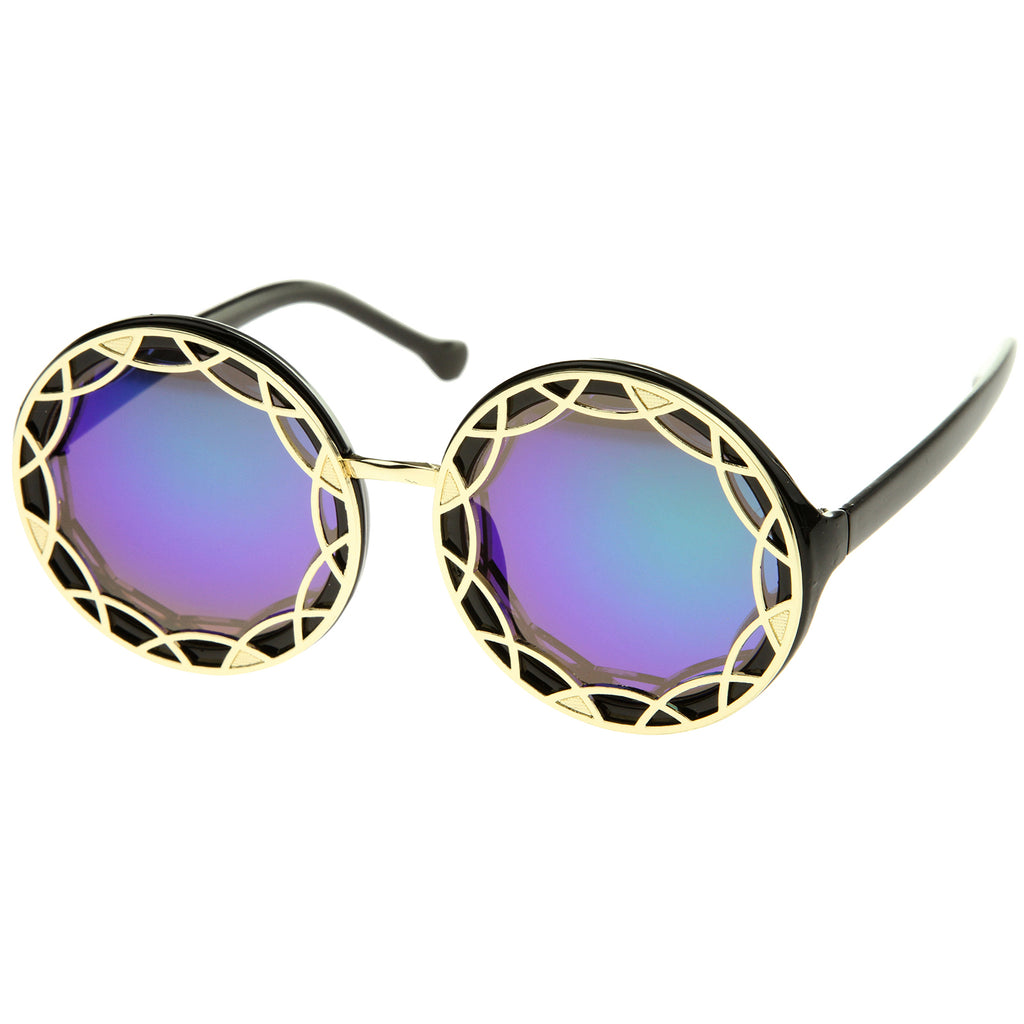 Black-Gold / Green Mirror