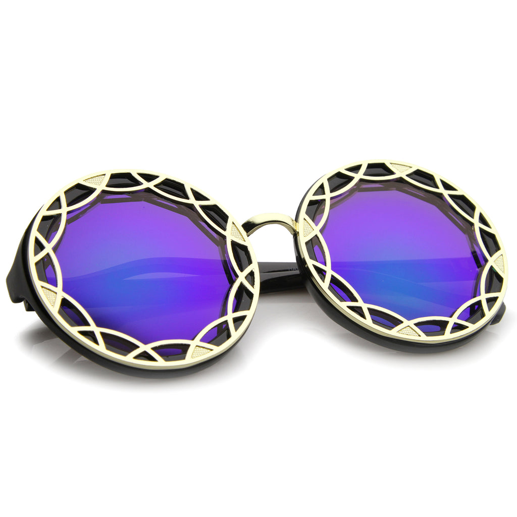 Black-Gold / Green Mirror